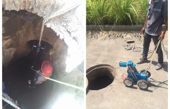 管網(wǎng)檢測(cè)機(jī)器人投入使用，以科技助力公路施工